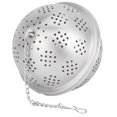 thumbnail image 2 of Ball Tea Strainer, Uniform Mesh, Rotating Lock Design Ball Seasoning Ball, For Tea Spices L, 2 of 8