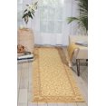 thumbnail image 1 of Nourison IH61 Zanibar Grand Tapis Coureur en Polyacrylique à Volutes Ivoire 2,3 Pieds par 8 Pieds, Champignon, 1 of 7