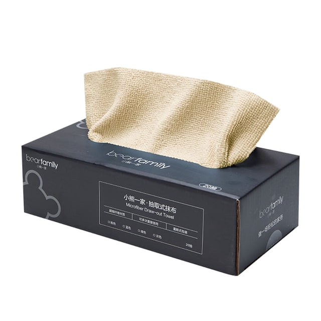 FHBVT Absorbent Microfibre Cloths, Multi-Purpose Kitchen and Furniture Wipes, Water and Oil Absorption, Reusable Cleaning Towels for Kitchen, Bathroom, Furniture, Easy to Extract and Clean