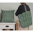 thumbnail image 5 of Soimoi Velvet Fabric Stripes & Whale Fish Ocean Fabric Prints by Yard 58 Inch Wide, 5 of 5