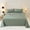 F, variant on Oversized Solid Color Bed Sheet Polyester Soft, Durable Comfortable Large Size Easy Clean, All Season Bedroom Home Bedding, Smooth Surface Protective Sheet Use