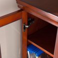 thumbnail image 2 of Foyer Électrique Multimédia Convertible SEI Furniture Ponoma en Acajou, 2 of 11