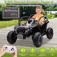 thumbnail image 2 of Yiwa 2 Seater Kids Ride on Car, 24V 7AH Electric UTV for Boys and Girls, Remote Control, Safety Belt, Horn, Bluetooth Music, Lights, 3 Speed Modes, Power Car Wheels, 2 of 8
