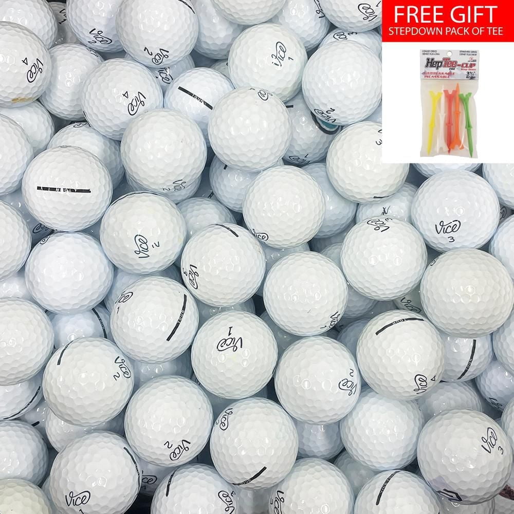 Mulligan - 88 balles de golf récupérées Vice  AAA, Blanc