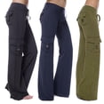 thumbnail image 4 of TopLLC Pantalon Tactique Extensible Flex pour Femmes, Pantalon Cargo Résistant à l'Eau en Ripstop pour le Travail, Pantalon Droit/cargo à Taille Élastique avec Poches, 4 of 4