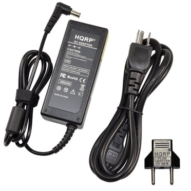 HQRP Adaptateur CA 19V pour LG LCAP25A LCAP16A-E 19MA31D 19MN43D 22LB4510 22MN43D 24LB4510 24LB451B 24LN451B 27MA43D Moniteur LED LCD HDTV TV Cordon d'Alimentation Adaptateur