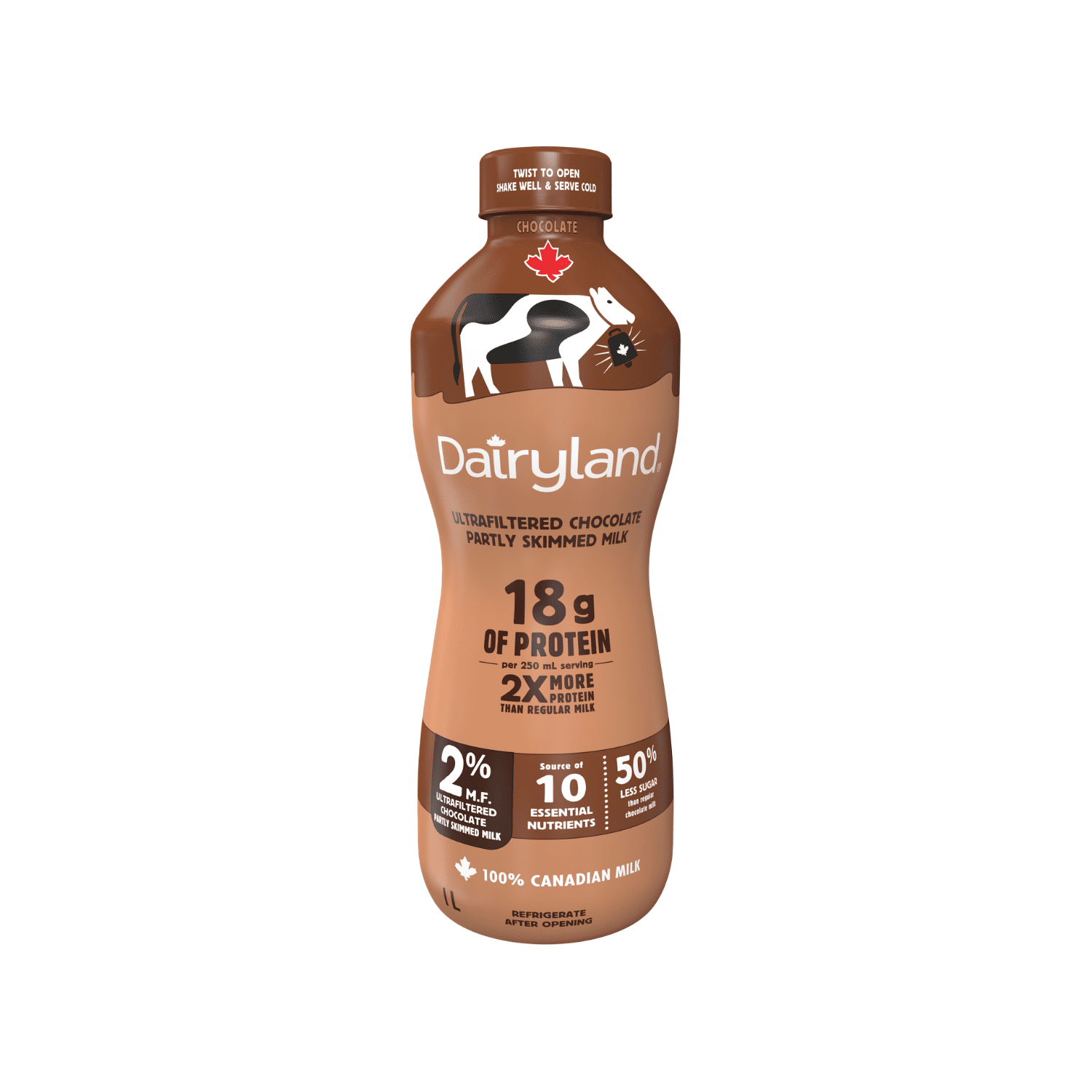 Dairyland 2 % Lait au Chocolat Ultrafiltré Partiellement Écrémé