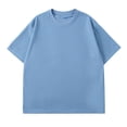 thumbnail image 1 of jovati T-Shirts pour Hommes Manches Courtes Homme Uni Mode Décontracté Chandail à Enfiler Col Rond T-Shirt Manches Courtes Hauts T-Shirts pour Hommes Mode Into the Am T-Shirts pour Hommes T-Shirts pour Hommes Grande Taille, 1 of 3