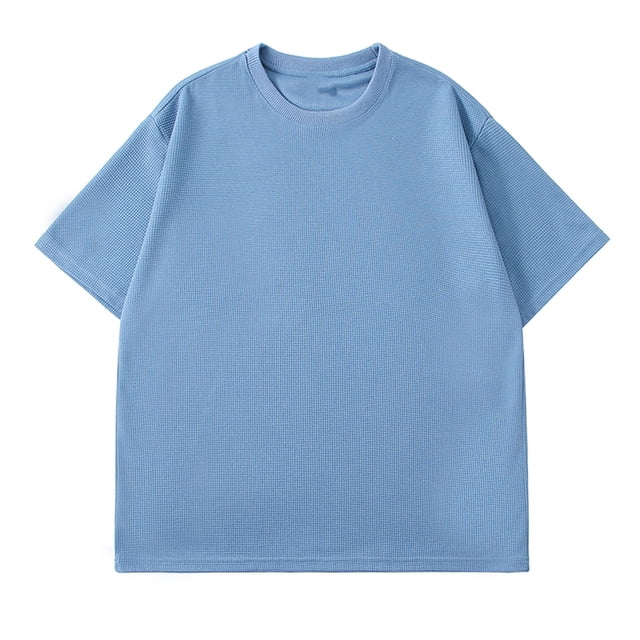 jovati T-Shirts pour Hommes Manches Courtes Homme Uni Mode Décontracté Chandail à Enfiler Col Rond T-Shirt Manches Courtes Hauts T-Shirts pour Hommes Mode Into the Am T-Shirts pour Hommes T-Shirts pour Hommes Grande Taille