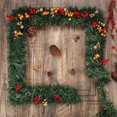 thumbnail image 4 of ins wind circle garland simulation flower big circle hanging ring big iron circle ring, 4 of 10
