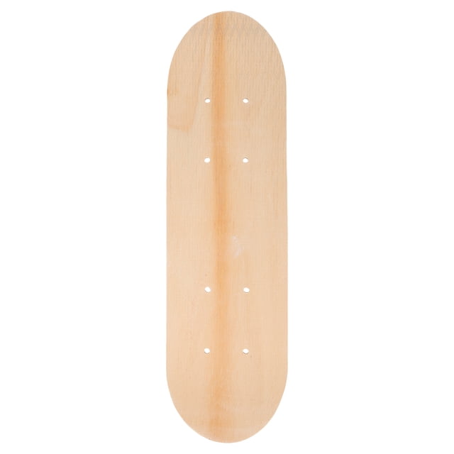 1Pack Beige Maple Wood Skateboard Deck for Diy Graffiti Creative Activity