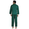 thumbnail image 4 of Inkmeso Ensemble de Pyjama Classique Uni en Coton, Pyjama Boutonné pour Hommes, 2 Pcs, Tenue de Nuit, 4 of 7