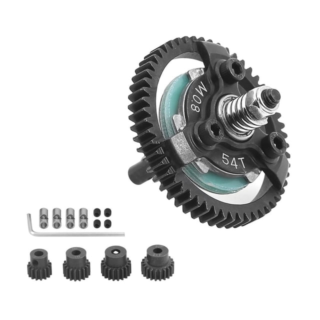 CNKOO Ensemble de Vitesses RC pour TRAXXAS 1/10 SLASH 2WD Voiture RC 0.8m