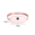 thumbnail image 3 of Aursykel Portable Heating Pad with Graphene Technology Fast Heating Rechargeable Wireless Belt for Abdominal Massage 3 Heat Vibration Modes Intelligent Security for Women Girls 3 Hour Use, 3 of 8