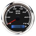 thumbnail image 1 of 6000 RPM Tachometer Gauge With Red Backlight 3K 4K 7K 8K RPM Digital Tacho Meter Sensor 85mm stainless steel 316 bezel Gauges ,Easy to Calibrate, 1 of 7