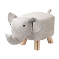 thumbnail image 2 of GROWTH TANK Animal Footstool Ottoman Stool, Cartoon Bench, Portable Cute Shoes Changing Foot White, 2 of 9