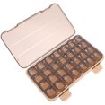 thumbnail image 4 of MasteelfCA 1 Pce Boîte à Médicaments Portable 28 Compartiments Boîte à Pilules pour Stockage Extérieur, 4 of 7