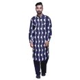 thumbnail image 2 of Atasi Printed Pathani Kurta With Salwar For Men Indian Summer Ethnic Set, 2 of 5
