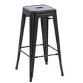 thumbnail image 4 of Mainstays 30 inch Metal Barstools Set of 4 Black Color, 4 of 6