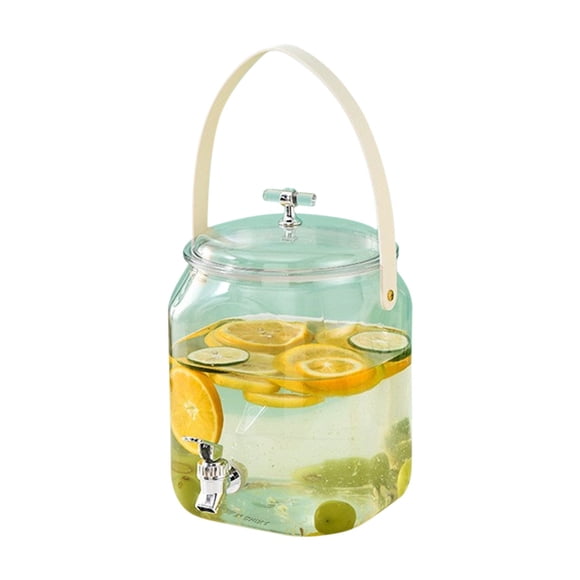 Food Storage Container 3 Gallon Beverage Dispenser Iced Tea Pitcher for Fridge with Spigot and Handle Drink Dispenser Refrigerator Cold Water Dispenser Perfect for Parties Juice Lemonade & Laundry Ki