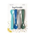 thumbnail image 5 of Tiny Twinkle - Silicone Spoon 4PK - Green, Grey, Blue, 5 of 5