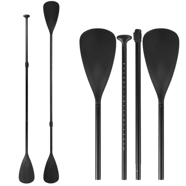 4-Piece Dual Purpose Adjustable Paddle Kayak Boat Paddle Board