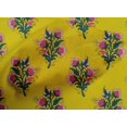 thumbnail image 4 of oneOone Cotton Poplin Fabric Leaves & Floral Block Fabric Prints By Yard 42 Inch Wide, 4 of 4