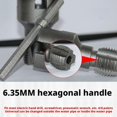 thumbnail image 2 of HeeHom Outil de Filetage de Tuyaux Double Taille 2025 pour Tuyaux PVC/PPR – Coupe-Fil Interne et Externe 1/2 Pouces & 3/4 Pouces, Kit Compatible Perceuse Électrique pour Réparations de Plomberie & Projets DIY, 2 of 10