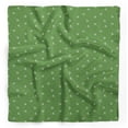 thumbnail image 1 of Bimba Green Heart & Love Text Printed Pure Silk Scarf Neck Wrap Summer Hair Bandanas For Women 40 x 80 Inches, 1 of 6