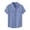 Blue, variant on Men's Short Sleeve Dress Shirt Western Short Sleeve Shirts for Men Men's Shirts Beach Shirts for Men Summer Men Dress Shirt Short Sleeve Beige XL