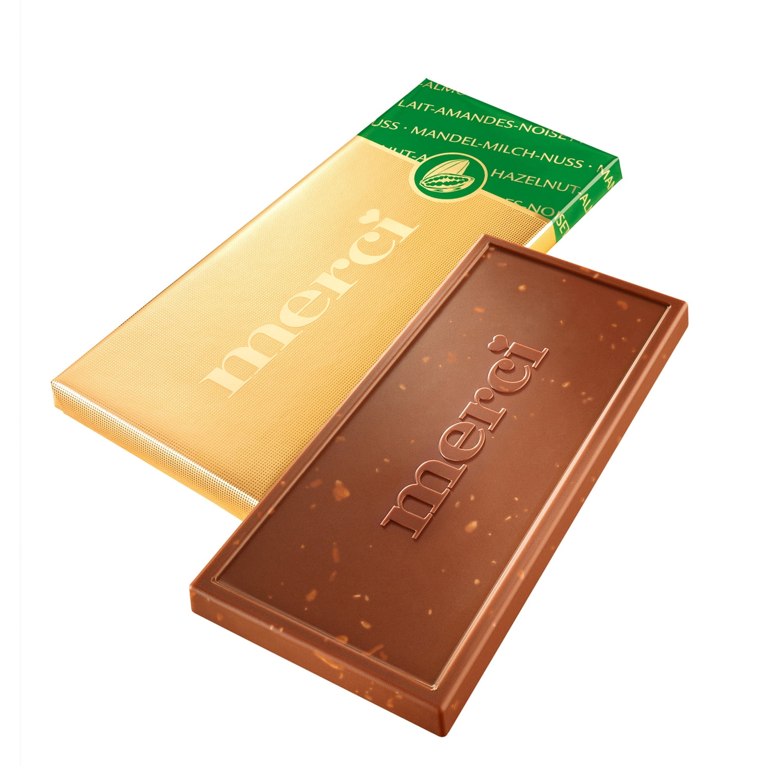 Barres de chocolat merci