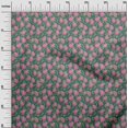 thumbnail image 3 of oneOone Rayon Pink Fabric Pear Craft Projects Decor Fabric Printed By The Yard 56 Inch Wide, 3 of 4