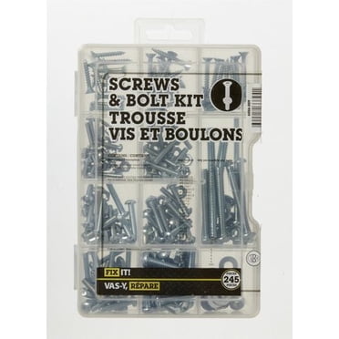 Screw And Bolt Kit 245 Pieces