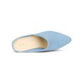 thumbnail image 4 of BLISSFUL STEP Sandales à Talons Hauts Blocs pour Femmes à Enfiler Mules à Bout Pointu Bleu Ciel 8,5, 4 of 7
