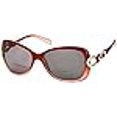 thumbnail image 3 of Readers .com le Delia Lunettes de Lecture Bifocales Lecteur Soleil, Style Rétro Carré pour Femmes (Rouge +1,25), 3 of 4