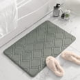 thumbnail image 1 of TIMIFIS Bathroom Rugs Rugs Absorbent Non-Slip Foam Machine Washable Soft Velvet Bath Mats and Slow Rebounds Thickened Floor Mat Easier to Dry for Bathroom Floor Bath Mat, 1 of 8