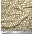 thumbnail image 1 of Soimoi Rayon Fabric Witch Face Halloween Print Sewing Fabric Yard 56 Inch Wide, 1 of 3