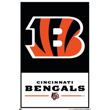 NFL Cincinnati Bengals - Logo 21 Wall Poster, 22.375" x 34"