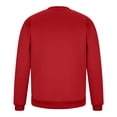 thumbnail image 4 of cfhntfmh Chandails Molletonnés pour Hommes Grande Taille Décontractés à Col Rond à Manches Longues Hauts Basiques Molleton Doux Chandails Molletonnés Unis, 4 of 6