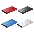 thumbnail image 2 of Enqiretly Disque Dur d'Ordinateur Portable 2 To Étanche et Résistant aux Rayures Sans Source d'Alimentation Externe Rouge 2 To, 2 of 6