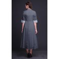 thumbnail image 3 of Bimba Robe Chemise Décontractée à Carreaux pour Femme, Imprimé, Fête, Mi-Mollet, Évasée - Très Petit, 3 of 5