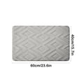 thumbnail image 3 of Bathroom Carpet 1PC,Non-Slip Floor Mat23.62x15.75in,Soft Polyester Fiber Rug for Shower Safety, Comfort Underfoot, Durable Home Decor(Gray), 3 of 9