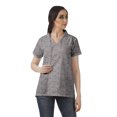 thumbnail image 1 of Moomaya Chemise Tunique Style Enveloppant pour Femmes en Coton Décontracté Col Classique Boutonné, 1 of 6