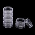 thumbnail image 3 of segolike 10x5 Stackable Clear Jar Small Item Storage Box Screw Jar Nail Art Container., 3 of 9