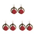 thumbnail image 1 of maskred Unique Pendant Necklace For Women – Bohemian Style Lovers Handmade Gift E055-Red 3Set, 1 of 6