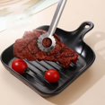 thumbnail image 3 of Binwennn Pinces Alimentaires Épaissies Pinces à Steak en Acier Inoxydable Pinces à Pain Pinces à Crêpes Saisies à la Main Pinces à Gâteau Pinces de Barbecue Pinces Alimentaires Pinces à Légumes Cuillère de Mélange en Silicone de Cuisine en Caoutchouc Silicone 8 Pouces, 3 of 7
