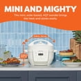 thumbnail image 3 of Instant Pot® RIO Mini 7-en-1 Autocuiseur, Autocuiseur, Mijoteuse, Cuiseur à Riz, Cuiseur Vapeur, Sauté, Yaourtière et Réchaud, Inclut une Application avec Plus de 2000 Recettes, 4 Qt, Sel de Mer, 3 of 6