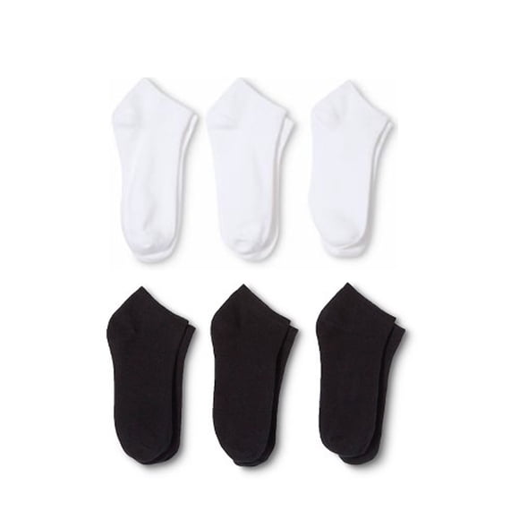 36 Pairs Women's Low Cut Socks 9-11 or 6-8 Black or White - Bulk Wholesale