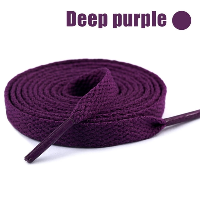 DPTALR Flat Coloured Shoe Laces 10+ Colours Shoelaces Football Trainer Shoes