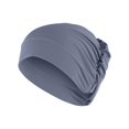 thumbnail image 1 of Chapeau de Perles Solide pour Femmes Chapeau de Chimiothérapie Musulman à Volants, 1 of 3